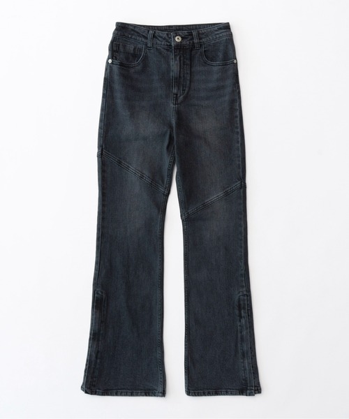 メゾンスペシャル Maison special ブラックデニムワイドパンツ MAISON SPECIAL(メゾンスペシャル)｜Washer Wide Denim Pants