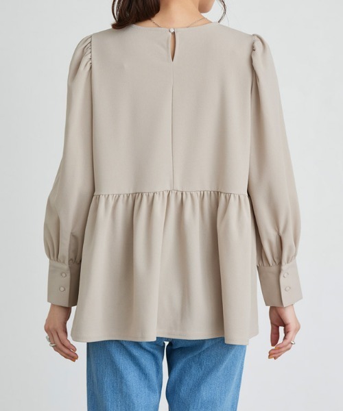 「Pierrot」 半袖カットソー L オフホワイト レディース_画像8