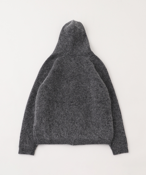 美品 ルグランブルー　モヘア混ジップパーカー　カーディガン PULP/417EDIFICE パーカー PULP / モヘヤブレンドニット ジップアップ