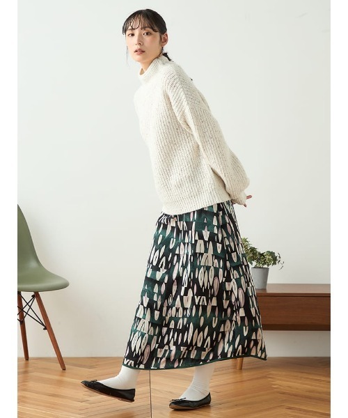 スカート 「WEB限定」パネル柄パイピングスカート FURRY : ZOZOTOWN