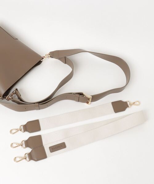 「RANDEBOO」 ワンポイント2WAYバッグ - ベージュ レディース_画像5