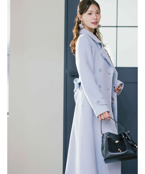 MERCURYDUO ウールスタンドカラーコート M MERCURYDUO（マーキュリーデュオ） コート アウター ウールスタンド