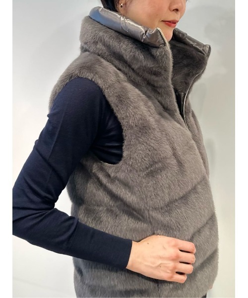 ヘルノ　ダウン　ダウンベスト　レディース　42 HERNO（ヘルノ） ダウンベスト LADY 大きいサイズあり レディース