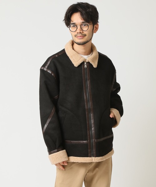 ARCADE（アーケード） ムートンジャケット ムートンコート フェイク