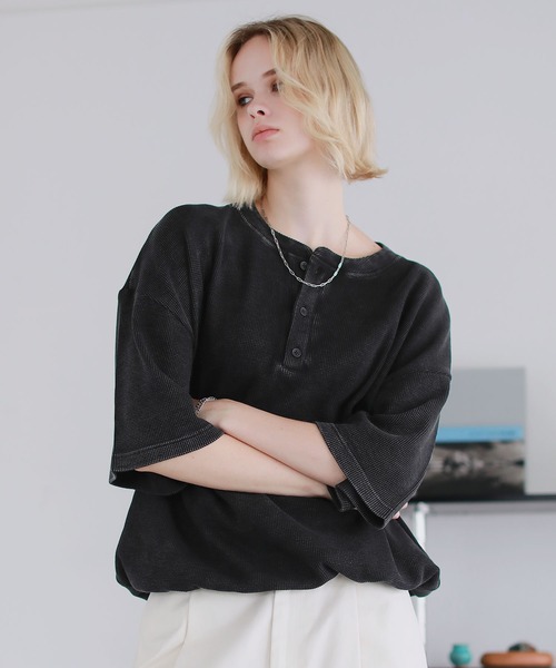 「ROCHEM」 半袖Tシャツ S ブラック メンズの画像5