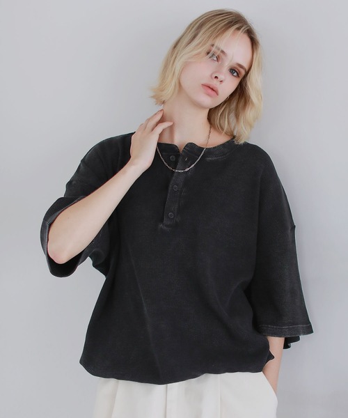 「ROCHEM」 半袖Tシャツ S ブラック メンズの画像6