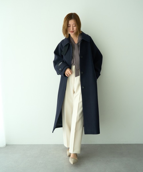 YECCA VECCA（イェッカヴェッカ） ステンカラーコート コート ウール混