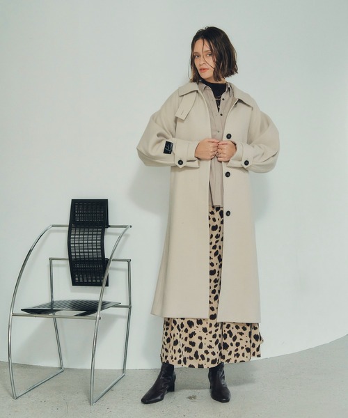 YECCA VECCA（イェッカヴェッカ） ステンカラーコート コート ウール混