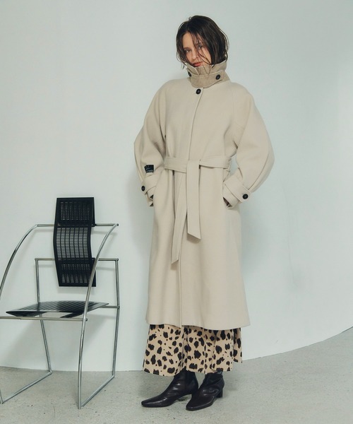 YACCA ステンカラーコート YECCA VECCA（イェッカヴェッカ） ステンカラーコート コート ウール混