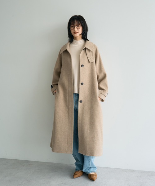 YECCA VECCA（イェッカヴェッカ） ステンカラーコート コート ウール混
