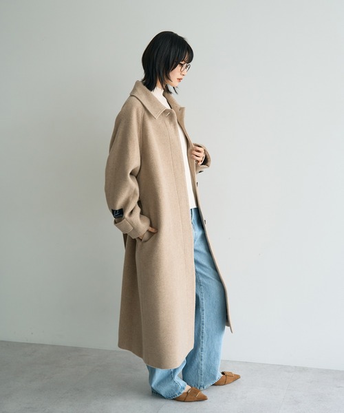 YECCA VECCA（イェッカヴェッカ） ステンカラーコート コート ウール混