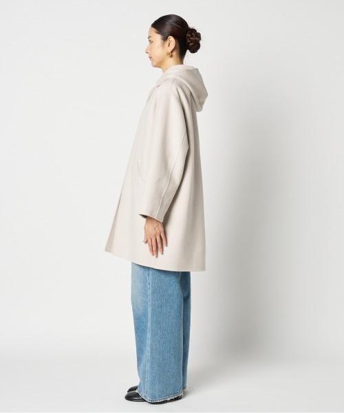 HELIOPOLE（エリオポール） コート アウター DOUBLE FACE HOODIE COAT