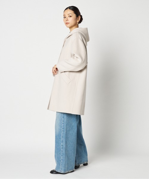 HELIOPOLE（エリオポール） コート アウター DOUBLE FACE HOODIE COAT