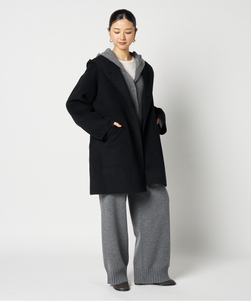 HELIOPOLE（エリオポール） コート アウター DOUBLE FACE HOODIE COAT