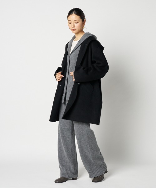 HELIOPOLE（エリオポール） コート アウター DOUBLE FACE HOODIE COAT