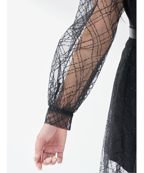 Darich スパンコールシアー2Wayワンピース Darich（ダーリッチ） ワンピース スパンコールシアー2Wayワンピース