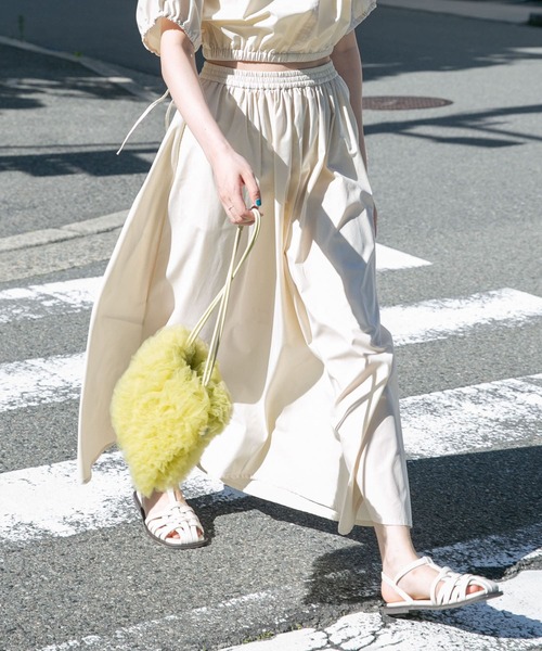 「KBF」 セットアップ ONE アイボリー レディース_画像4