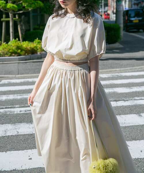 「KBF」 セットアップ ONE アイボリー レディース_画像5