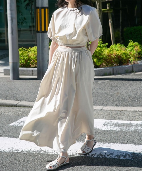 「KBF」 セットアップ ONE アイボリー レディース_画像7