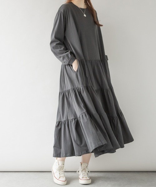 RCD ワンピース ロングティアードカットワンピース : ZOZOTOWN Yahoo