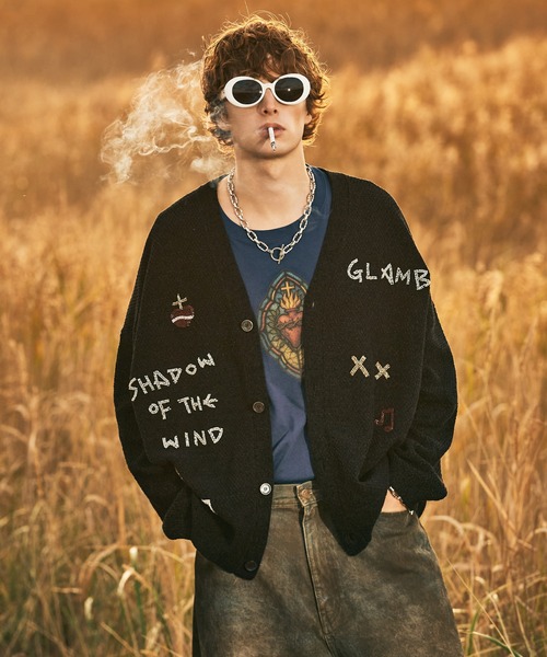 glamb（グラム） カーディガン Hand Beaded Cardigan / ハンドビー