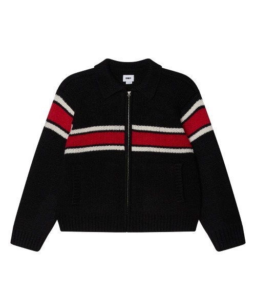 OBEY（オベイ） セーター ニット OBEY BERNARD ZIP UP SWEATER（オベイ 