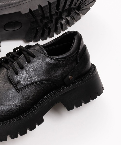 SVEC（シュベック） ビジネスシューズ 厚底 ダービーシューズ メンズ