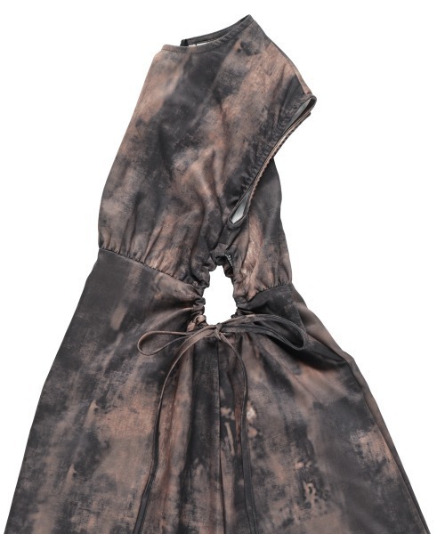 「Uenui」 ノースリーブワンピース FREE ブラウン レディース_画像6