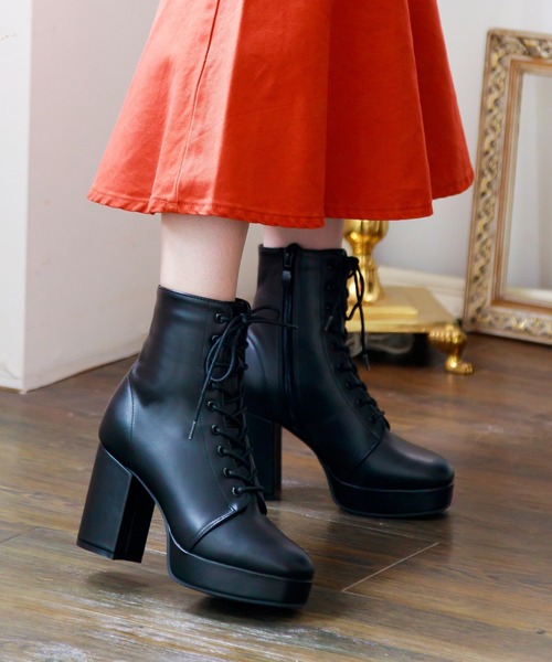 「attagirl」 ロングブーツ LL ブラック レディース_画像6