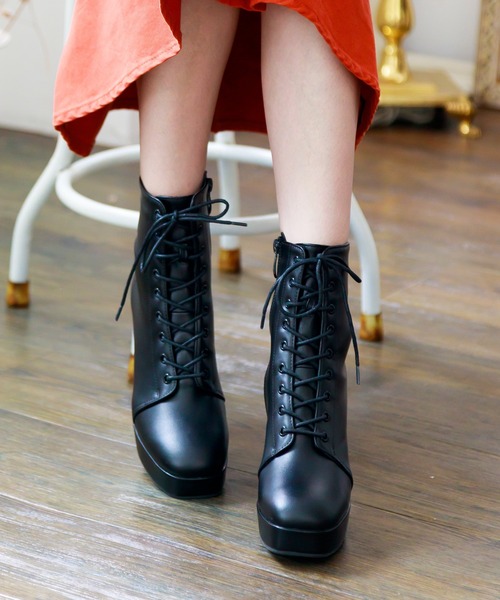 「attagirl」 ロングブーツ LL ブラック レディース_画像8