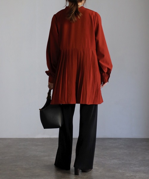 Rossa 長袖チュニック 新品同様 mizuiro ind ワイドシャツチュニック｜ MARcourt ONLINE STORE