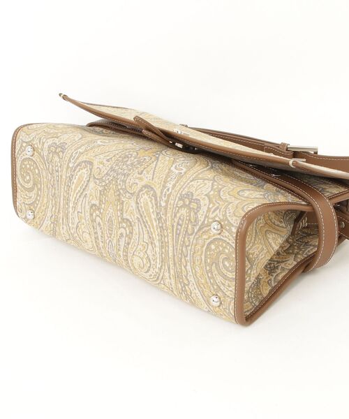 「A VACATION」 ペイズリートートバッグ - イエロー レディース_画像3