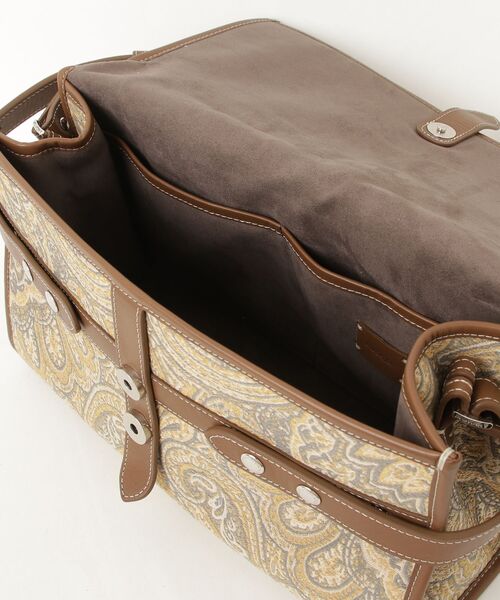 「A VACATION」 ペイズリートートバッグ - イエロー レディース_画像4