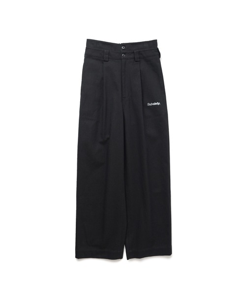 「Subciety」 チノパンツ SMALL ブラック レディース_画像2