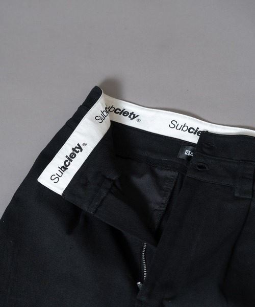 「Subciety」 チノパンツ SMALL ブラック レディース_画像6