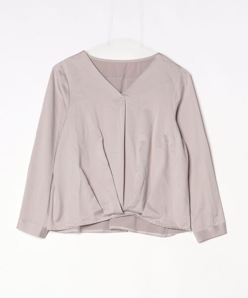 ニットブラウス　ユナイテッドアローズ UNITED ARROWS（ユナイテッドアローズ） 長袖ブラウス - ベージュ