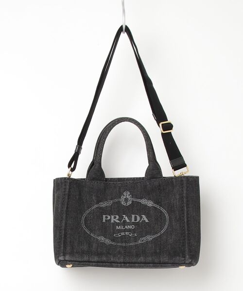 極美品✨ PRADA カナパ S 2way ショルダー付 バイカラー PRADA（プラダ） カナパ 2WAYバッグ - グレー レディース : ZOZOTOWN