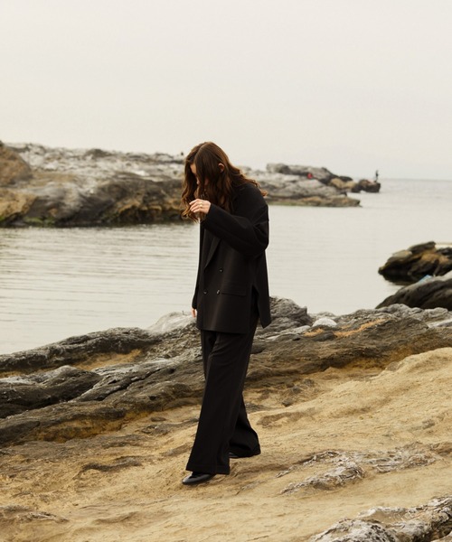 「soerte」 パンツ 2 ブラック メンズ_画像2