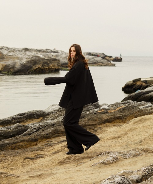 「soerte」 パンツ 2 ブラック メンズ_画像5