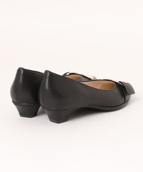 「cava cava」 フラットパンプス 23.0cm ブラック レディース_画像2