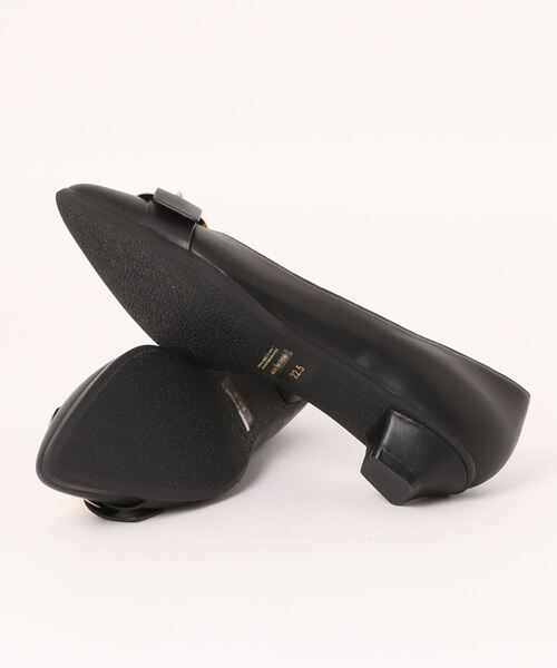 「cava cava」 フラットパンプス 23.0cm ブラック レディース_画像3