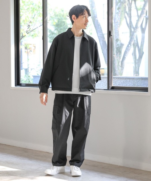 「GLOBAL WORK」 ブルゾン SMALL ダークブルー メンズ_画像2