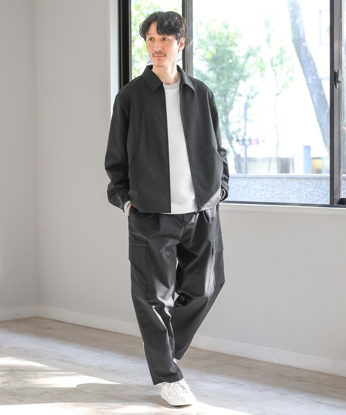 「GLOBAL WORK」 ブルゾン SMALL ダークブルー メンズ_画像3