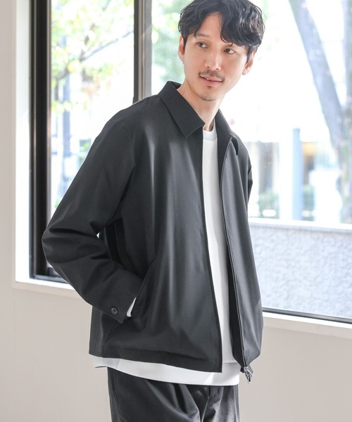 「GLOBAL WORK」 ブルゾン SMALL ダークブルー メンズ_画像4