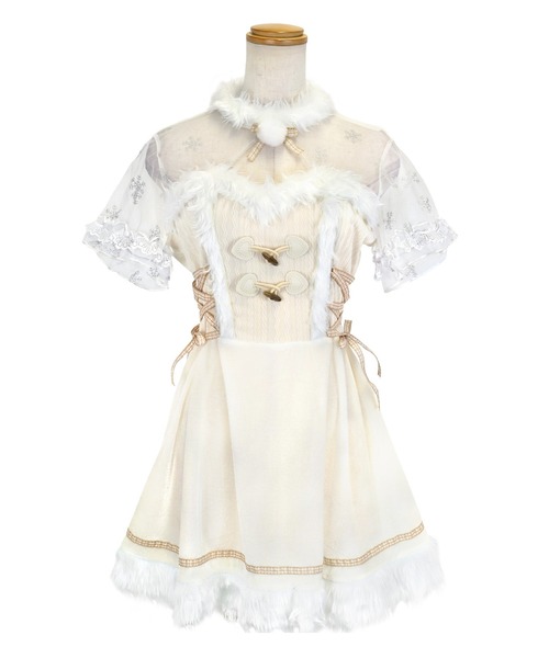 Tika（ティカ） コスプレ サンタコスプレ ケーブルニット ベロア