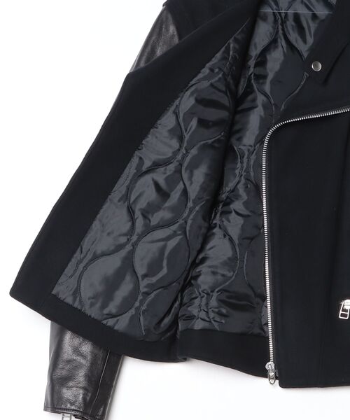 革ジャン ライダース S100 MELTON COW LEATHER RIDERS JACKET メンズの画像