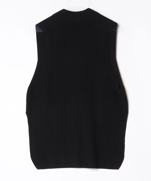 「BATONER」 ニットベスト 1 ブラック レディース_画像2