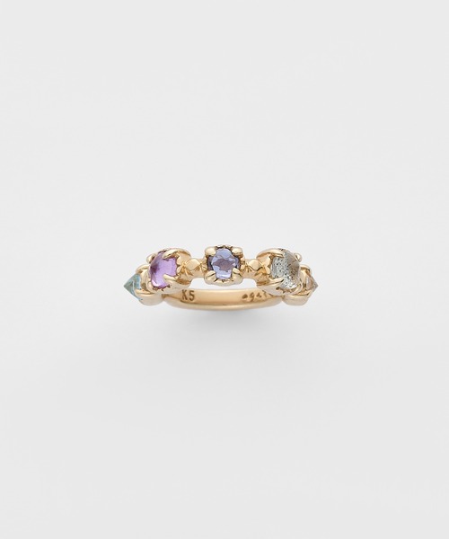 agete（アガット） チャーム K5マルチストーンチャーム レディース