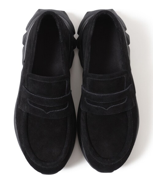 BEAMS（ビームス） ローファー スエード スニーカーローファー メンズ