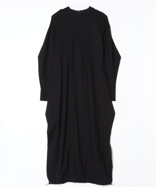 UN3D.（アンスリード） 長袖ワンピース 36 ブラック レディース
